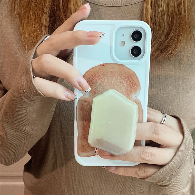 Japan Korean Toast Butter Bracket Photo Frame Soft Case for IPhone 12 7 8 Plus 11 Pro Max XR X XS Max Lovely Protection Cover
Japan Korean Toast Butter Bracket Photo Frame Soft Case for IPhone 12 7 8 Plus 11 Pro Max XR X XS Max Lovely Protection Cover