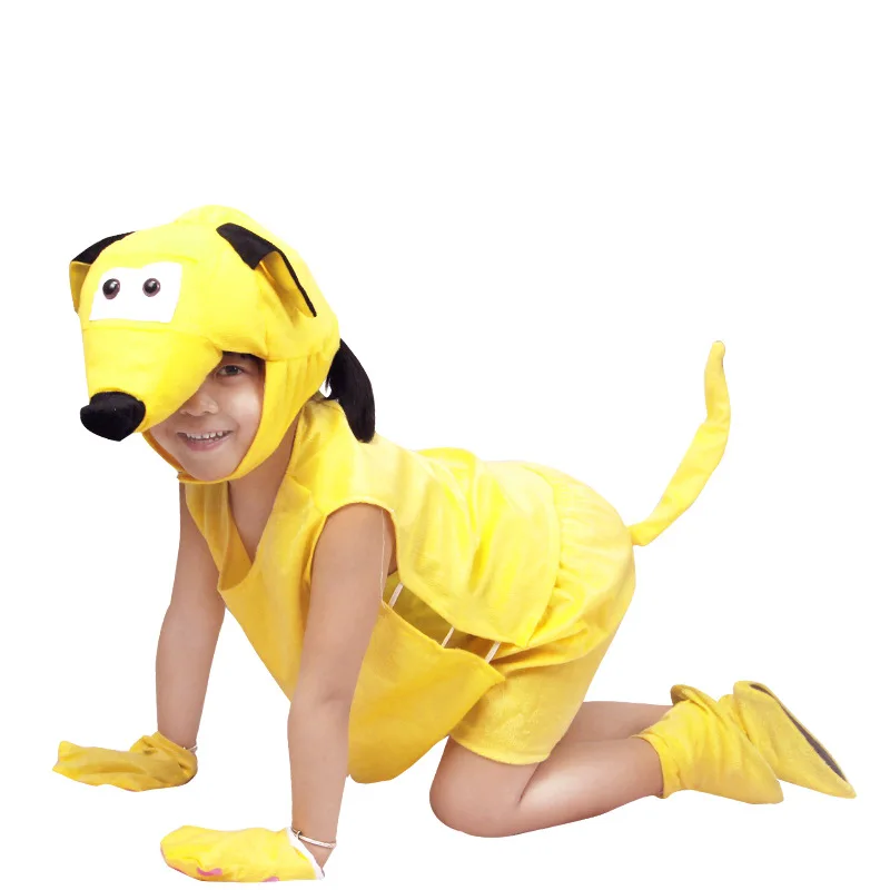 Kid Cosplay Performannce Costumes Short Sleeve Animals Theme Yellow Dog Disfraz Jumpsuit Children Birthday Party Role Play
Kid Cosplay Performannce Costumes Short Sleeve Animals Theme Yellow Dog Disfraz Jumpsuit Children Birthday Party Role Play