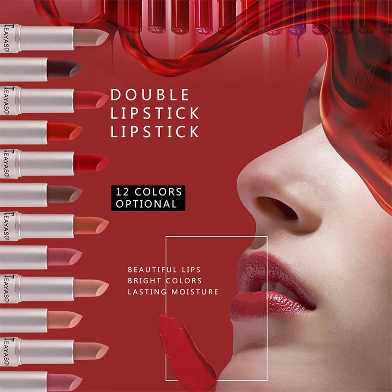 12 Colors Lips Makeup Lipstick Lip Gloss Long Lasting Moisture Cosmetic Lipstick Red Lip Matte Lipstick Waterproof 
12 Colors Lips Makeup Lipstick Lip Gloss Long Lasting Moisture Cosmetic Lipstick Red Lip Matte Lipstick Waterproof