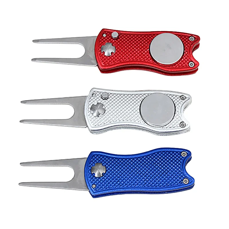 Foldable Golf Divot Tool with Golf Ball Pitch Groove Cleaner Golf Pitchfork Golf Accessories Putting Green Fork
Foldable Golf Divot Tool with Golf Ball Pitch Groove Cleaner Golf Pitchfork Golf Accessories Putting Green Fork