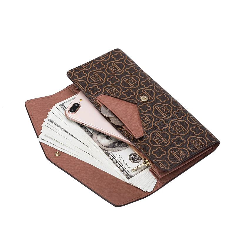 Multifunctional Folding Long Luxury Design Female Wallet European and American Fashionwomen wallets Large capacity clutch
Multifunctional Folding Long Luxury Design Female Wallet European and American Fashionwomen wallets Large capacity clutch