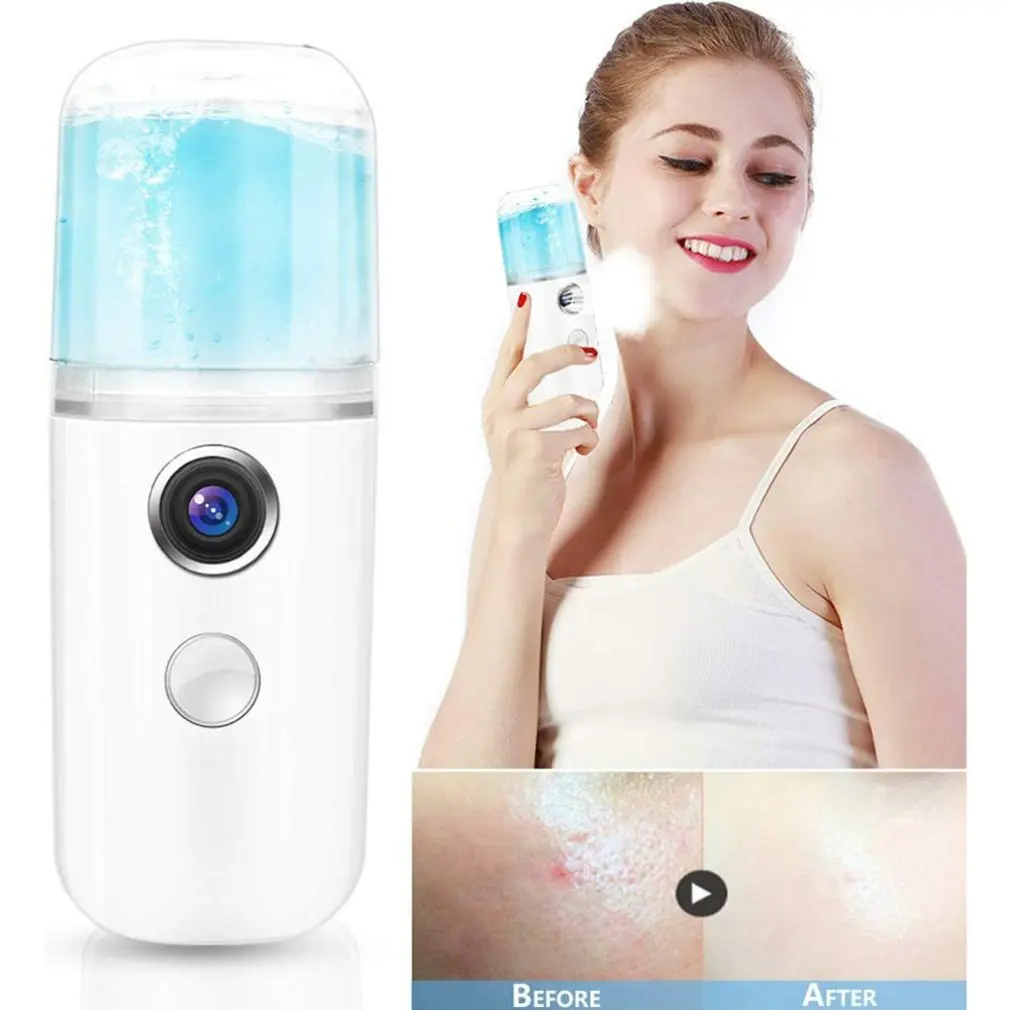 Mini Handheld Water Replenishment Instrument Usb Rechargeable Nano Spray Facial Steamer Facial Humidifier 30ml
Mini Handheld Water Replenishment Instrument Usb Rechargeable Nano Spray Facial Steamer Facial Humidifier 30ml