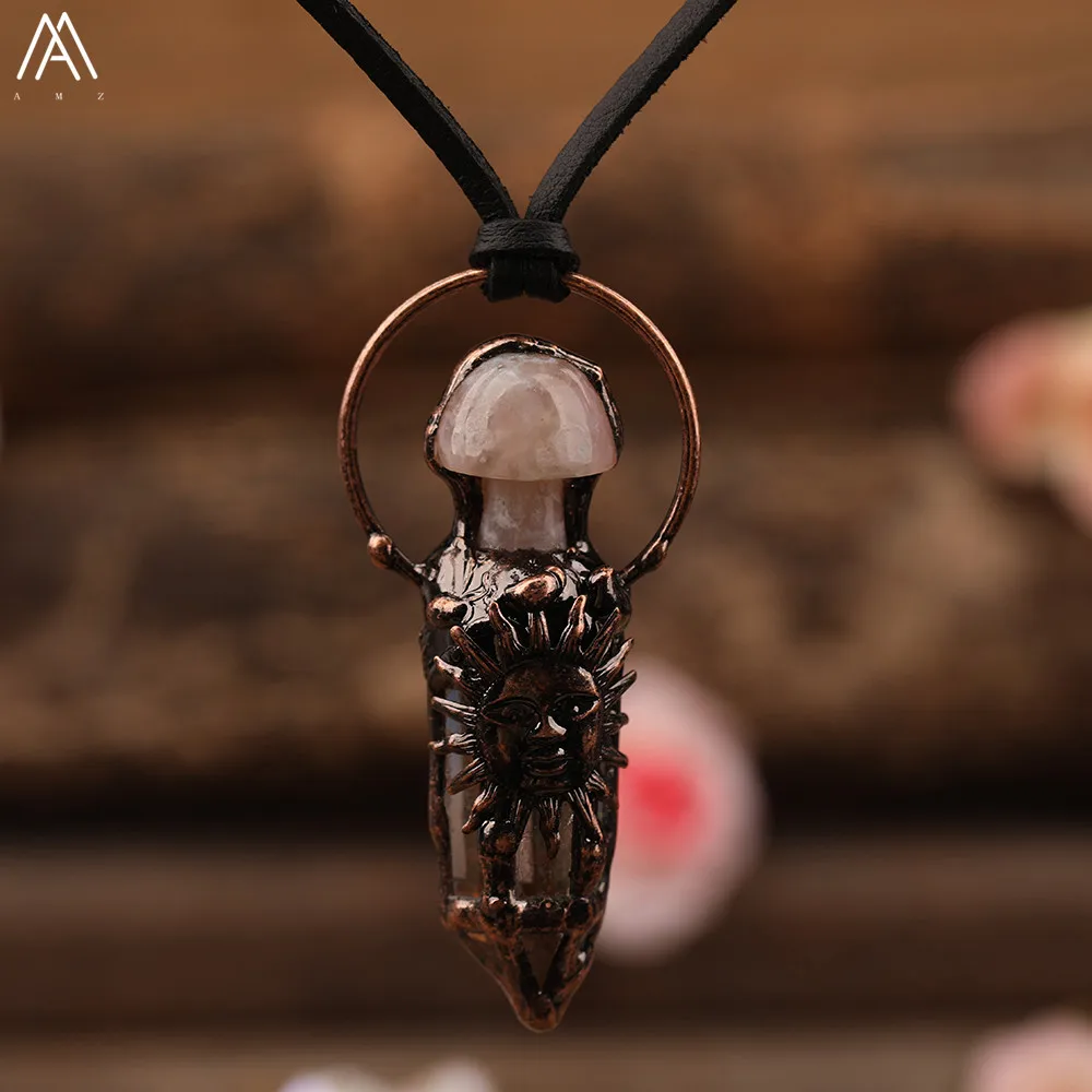 Healing Reiki Natural Stones Antique Pendant Leather Necklace For Women Spiritual Meditation Necklace Jewelry Gift Dropship
Healing Reiki Natural Stones Antique Pendant Leather Necklace For Women Spiritual Meditation Necklace Jewelry Gift Dropship