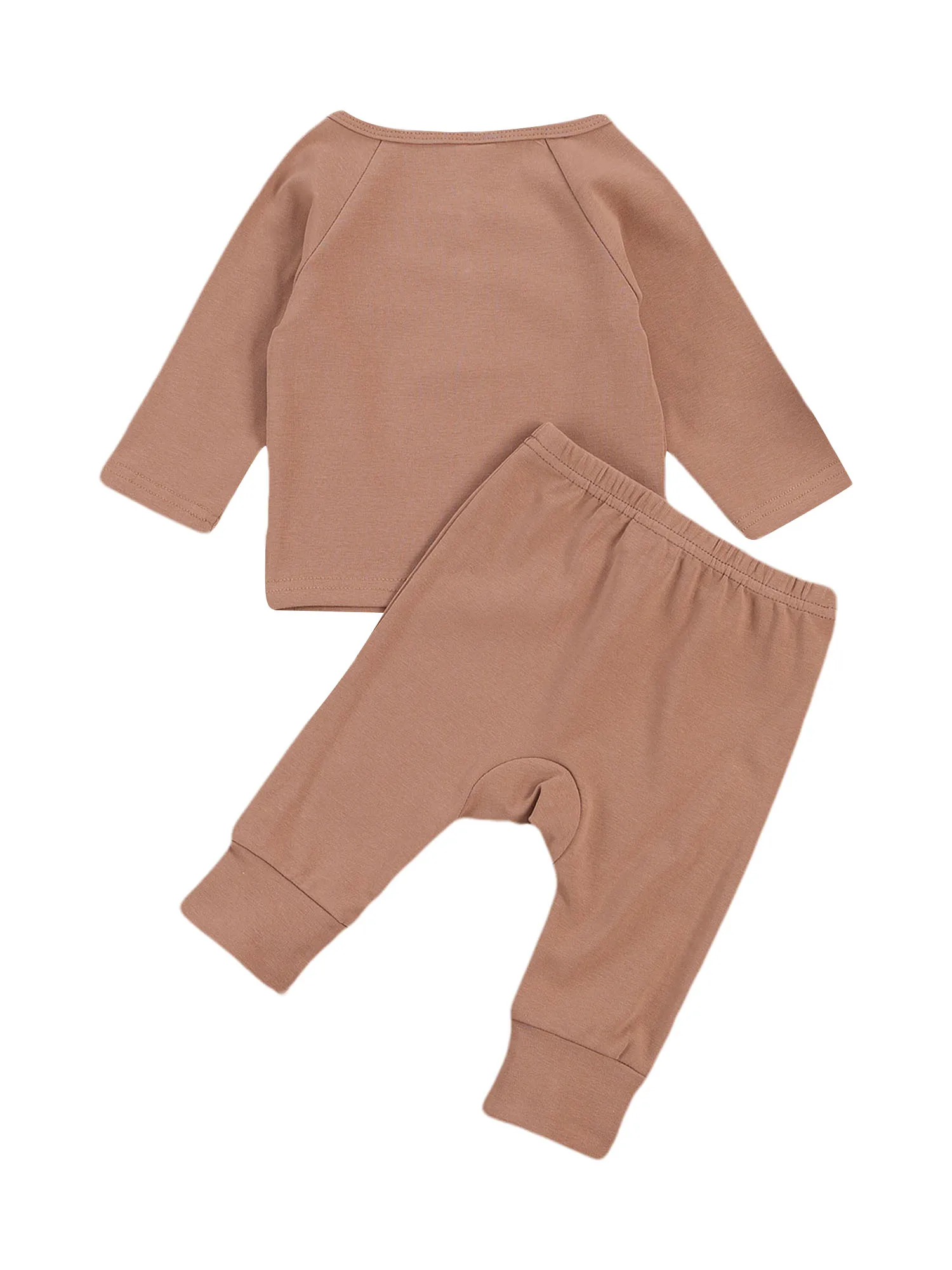 2021 New Spring 0-24M Baby Boy Girl 2Pcs Set Solid Color Long Sleeve Button Top+Bow Elastic Waist Pants Toddler Clothes 4 Types
2021 New Spring 0-24M Baby Boy Girl 2Pcs Set Solid Color Long Sleeve Button Top+Bow Elastic Waist Pants Toddler Clothes 4 Types