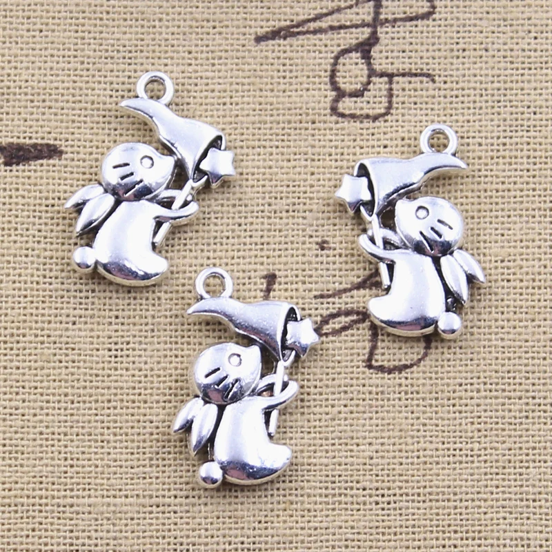 8pcs Charms rabbit catch star 24x15mm Antique Silver Color Pendants DIY Crafts Making Findings Handmade Tibetan Jewelry
8pcs Charms rabbit catch star 24x15mm Antique Silver Color Pendants DIY Crafts Making Findings Handmade Tibetan Jewelry