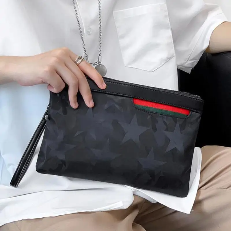 Star Print Phone Molle Pouch Designer Man Wallet Trendy Men Hand Bags Large-capacity Business Envelope Clutch Small Canvas Bag
Star Print Phone Molle Pouch Designer Man Wallet Trendy Men Hand Bags Large-capacity Business Envelope Clutch Small Canvas Bag