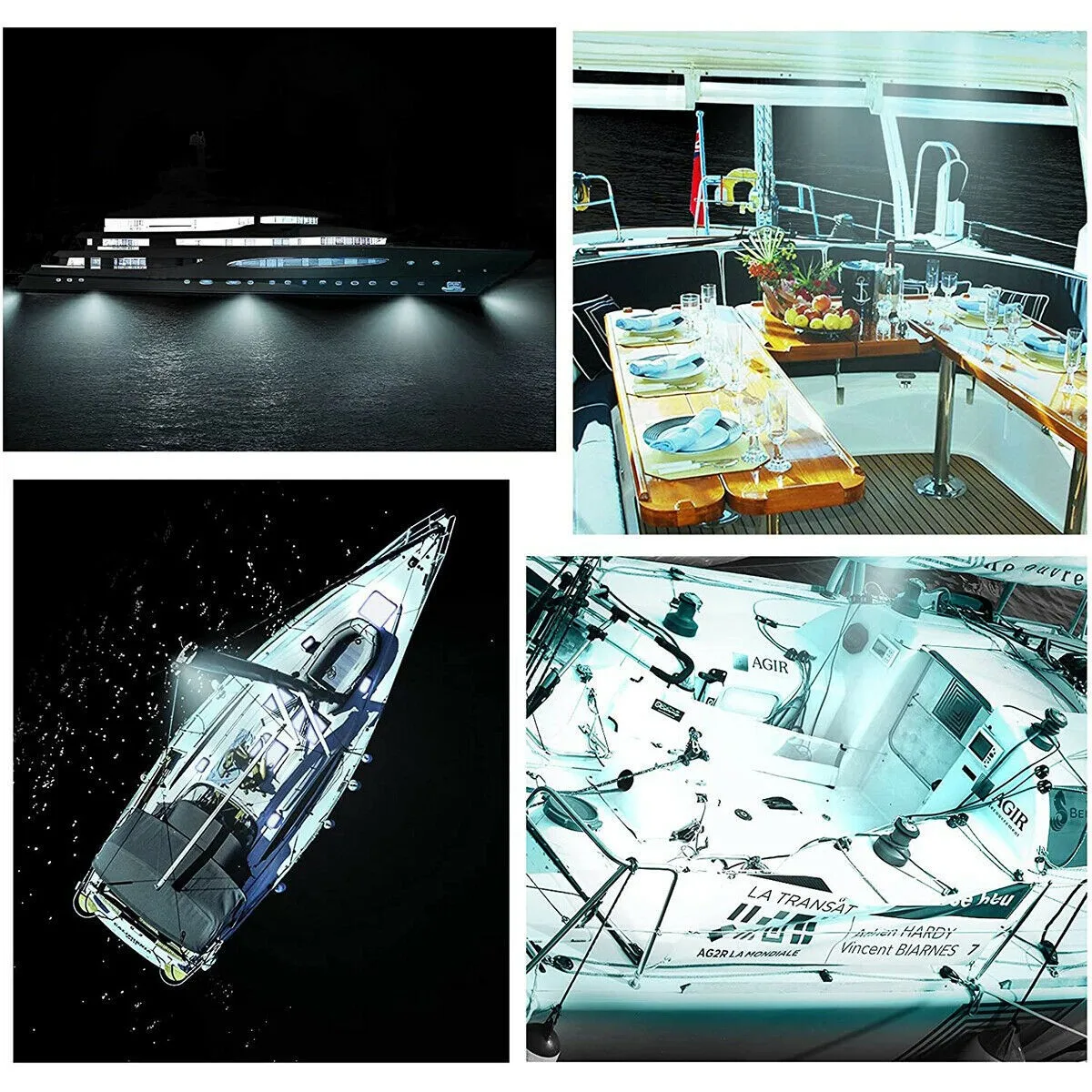 4x Marine Boat LED Courtesy Lights Cabin Deck Walkway Stair Light White 12V -24V LED Tail Lamp Yacht Accessories Waterproof
4x Marine Boat LED Courtesy Lights Cabin Deck Walkway Stair Light White 12V -24V LED Tail Lamp Yacht Accessories Waterproof