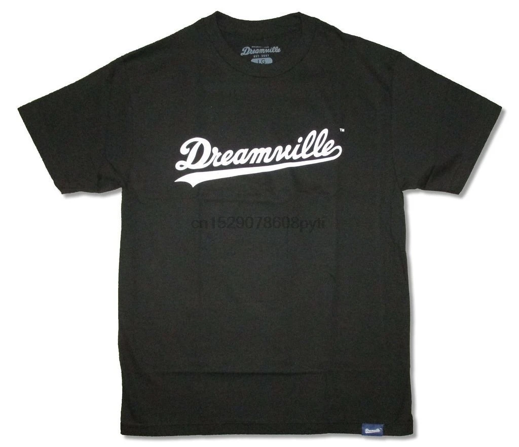 J Cole Dreamville Records черная футболка новая официальная Футболка Для Взрослых