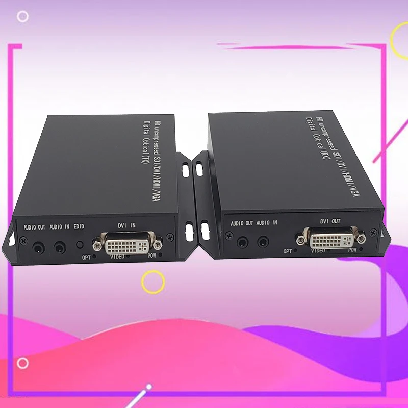 DVI optical transceiver 1 channel video two-way audio high-definition uncompressed 1920*1200
DVI optical transceiver 1 channel video two-way audio high-definition uncompressed 1920*1200