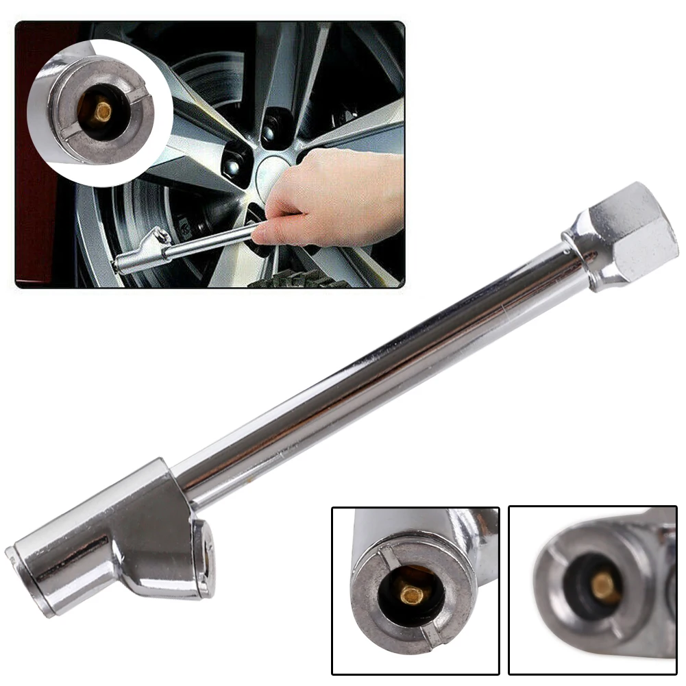 Car Inflatable Tool Chuck Heavy Duty Tires Filler FNPT Dual Head Air Inflator Compressor Tire Repair 160mm for Auto Motorcycle
Car Inflatable Tool Chuck Heavy Duty Tires Filler FNPT Dual Head Air Inflator Compressor Tire Repair 160mm for Auto Motorcycle