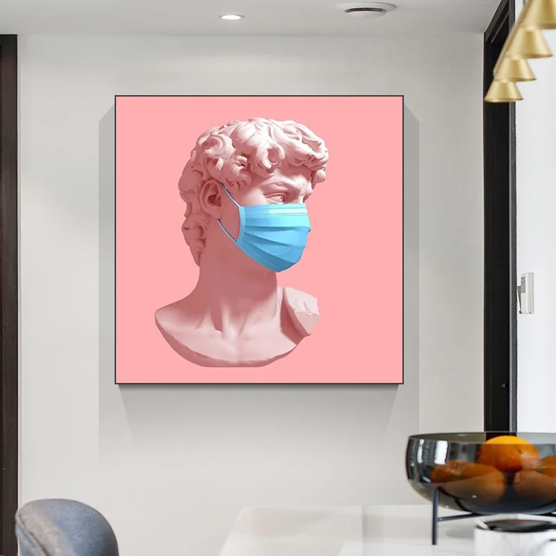 Modern statue with Mask Posters statue pop art Home Decoration Art Painting Room Posters Canvas Picture Cuadros wall decorations
Modern statue with Mask Posters statue pop art Home Decoration Art Painting Room Posters Canvas Picture Cuadros wall decorations