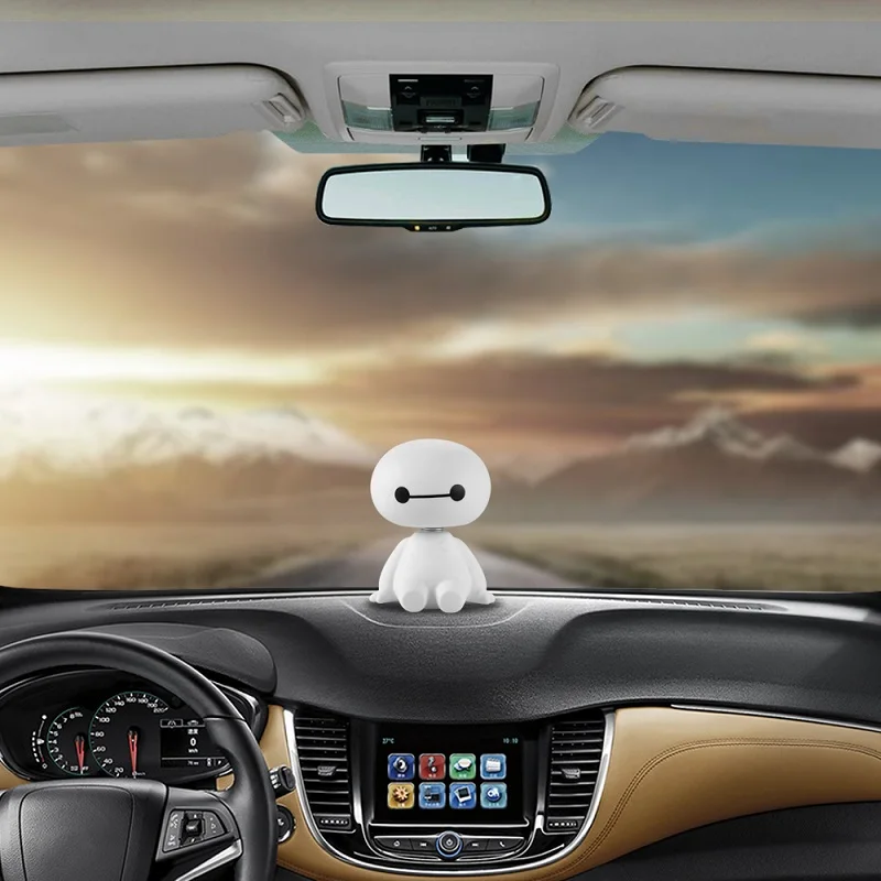 Cartoon Plastic Baymax Robot Shaking Head Figure Car Ornaments Auto Interior Decorations Big Hero Doll Toys Ornament Accessories
Cartoon Plastic Baymax Robot Shaking Head Figure Car Ornaments Auto Interior Decorations Big Hero Doll Toys Ornament Accessories