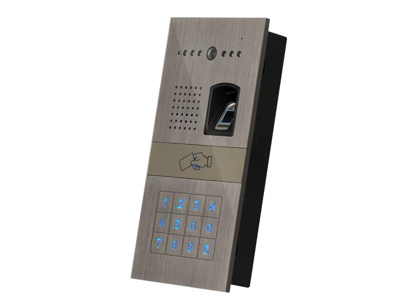 Новое поступление 7 дюймов RFID отпечаток пальца видео домофон дверной звонок с