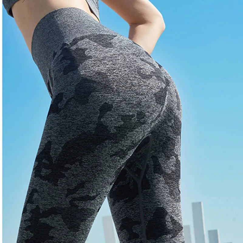 

Camo Seamless Leggings High Waist Yoga Pants Gym Scrunch Legging Fitness Sport Joga Legings Tummy Control Melody Leggins