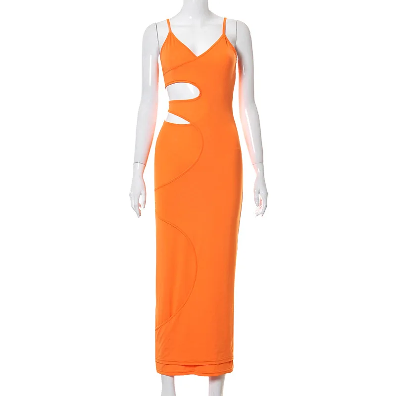 Cut out Dress Women v-neck Mid Dresses Beach Holiday Sundress 2021 Spaghetti Strap Sexy Night Club Vintage Streetwear Hot Outfit
Cut out Dress Women v-neck Mid Dresses Beach Holiday Sundress 2021 Spaghetti Strap Sexy Night Club Vintage Streetwear Hot Outfit
