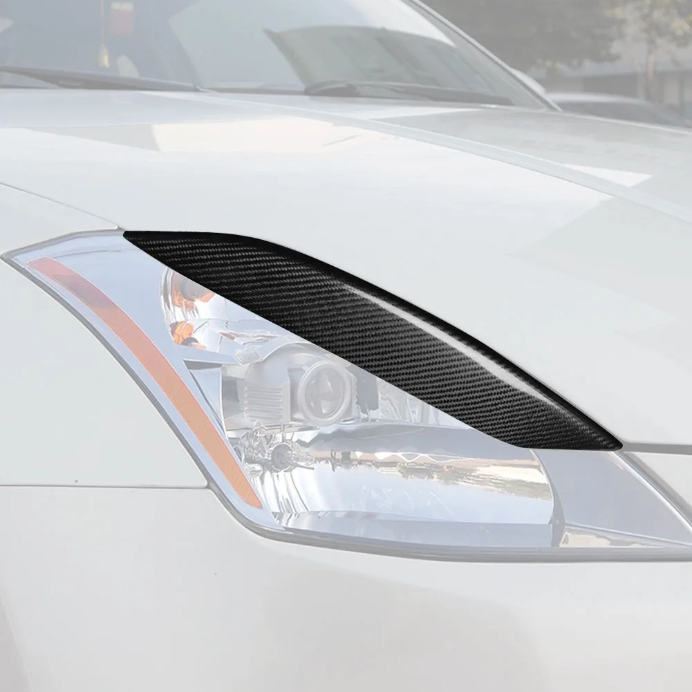 2pcs/pack Headlight Eyelids Covers Easy Install Exterior Sticker Carbon Fiber Decorative Car Accessory 350z 2006-2009
2pcs/pack Headlight Eyelids Covers Easy Install Exterior Sticker Carbon Fiber Decorative Car Accessory 350z 2006-2009