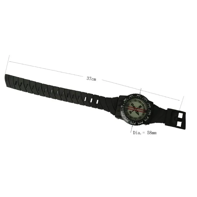 Diving Sighting Wrist Compass 50M Depth Blackout Luminous Dial for Outdoor Orienteering Mountaineering Hiking
Diving Sighting Wrist Compass 50M Depth Blackout Luminous Dial for Outdoor Orienteering Mountaineering Hiking