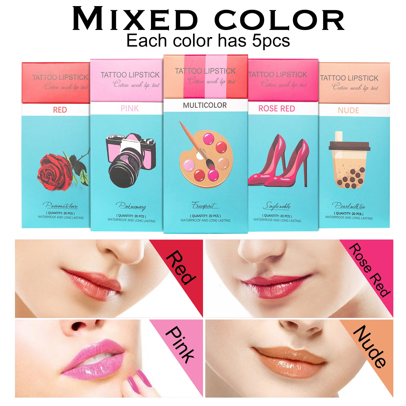 Swab Tattoo Matte Lipstick Long Lasting Waterproof Disposable Portable Lipstick Red Moisturizing Lip Balm Velvet Lipstick Set
Swab Tattoo Matte Lipstick Long Lasting Waterproof Disposable Portable Lipstick Red Moisturizing Lip Balm Velvet Lipstick Set