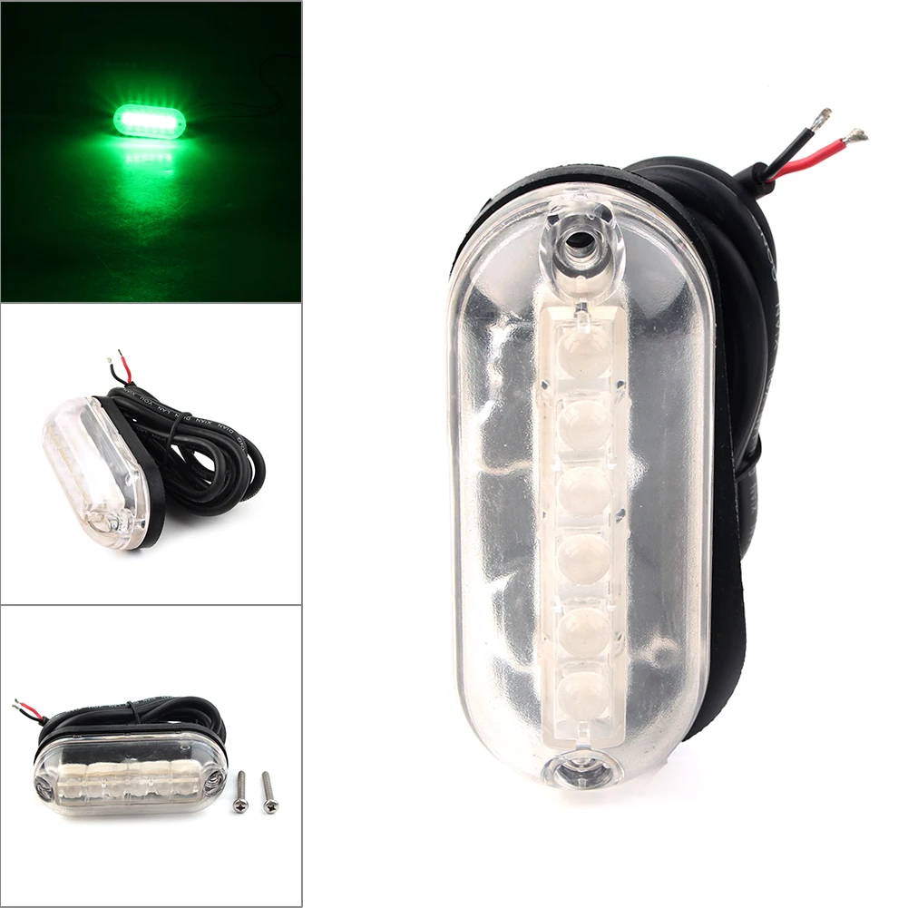 12V 6 Led Marine Boat Underwater Green Light Waterproof Surface Mount Light
12V 6 Led Marine Boat Underwater Green Light Waterproof Surface Mount Light