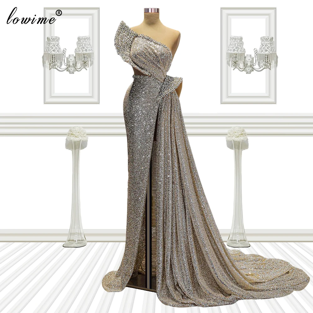 Robe Femme Silver Long Mermaid Evening Dresses For Women 2021 Strapless Sparkly Evening Gowns Luxury Prom Dresses With Slipt
Robe Femme Silver Long Mermaid Evening Dresses For Women 2021 Strapless Sparkly Evening Gowns Luxury Prom Dresses With Slipt