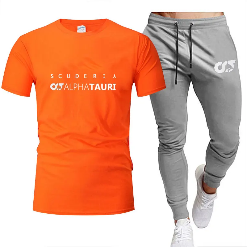 Summer Free Shipping Men Sets F1 Scuderia Alpha Tauri Pierre Gasly Racing Drive To Fashion Short Sleeve Cotton T-shirt+Trousers
Summer Free Shipping Men Sets F1 Scuderia Alpha Tauri Pierre Gasly Racing Drive To Fashion Short Sleeve Cotton T-shirt+Trousers