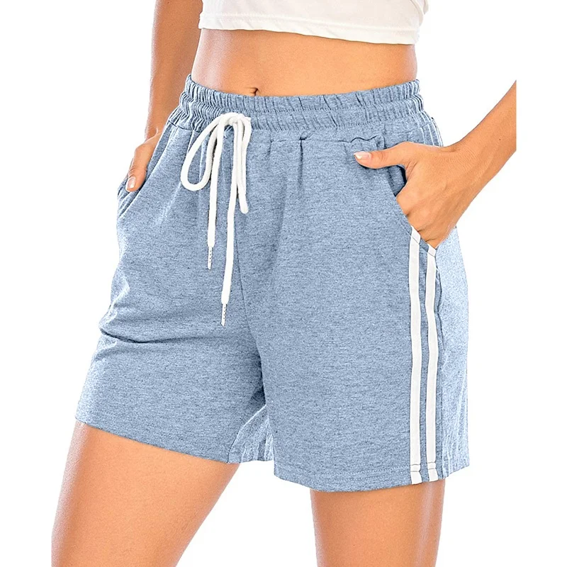 Laamei 2021 Summer Sport Casual Shorts Women High Waist Shorts Side Striped Short Pants Plus Size Bikers Shorts Women Clothes 
Laamei 2021 Summer Sport Casual Shorts Women High Waist Shorts Side Striped Short Pants Plus Size Bikers Shorts Women Clothes