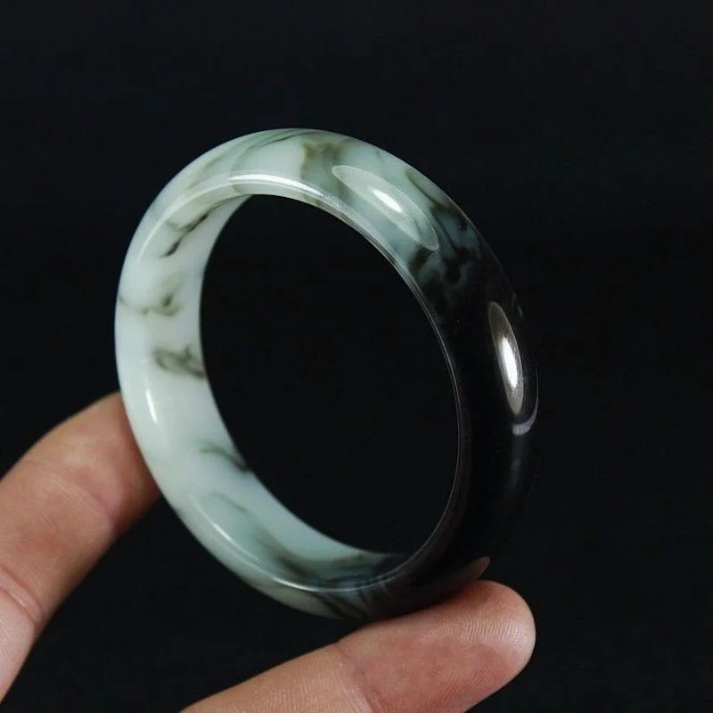 Natural Jade Bracelet Men and Women Round Bracelet Classic Jadite Round Bangle Charm Fine Jewelry Fashion Accessorie 54-64mm
Natural Jade Bracelet Men and Women Round Bracelet Classic Jadite Round Bangle Charm Fine Jewelry Fashion Accessorie 54-64mm