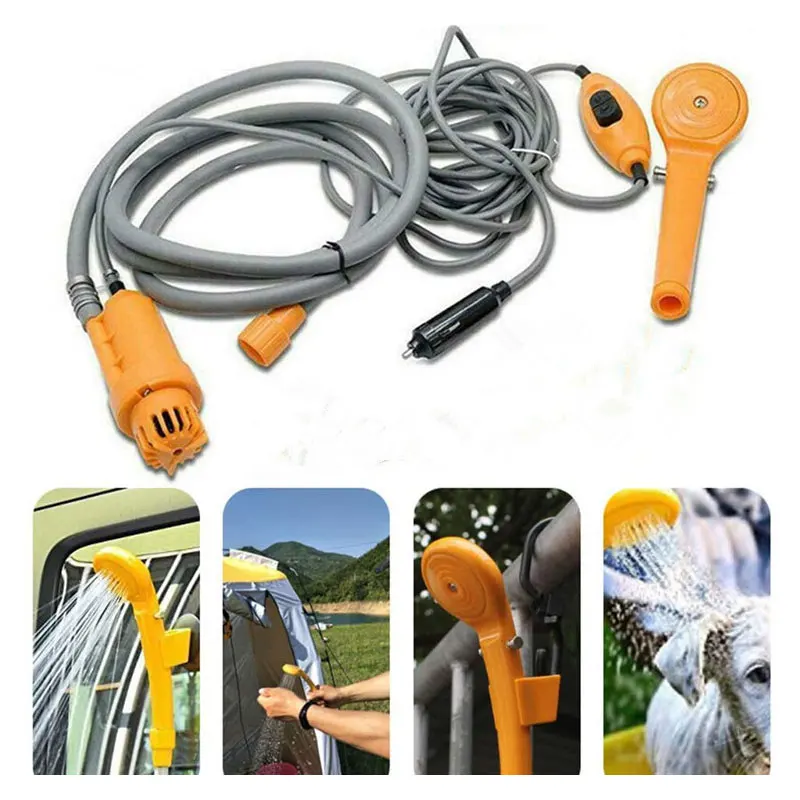 Camping Shower 12V Electric Outdoor Shower Water Bag Kit For Car Washing Camping Hiking Flowering Plants Watering
Camping Shower 12V Electric Outdoor Shower Water Bag Kit For Car Washing Camping Hiking Flowering Plants Watering