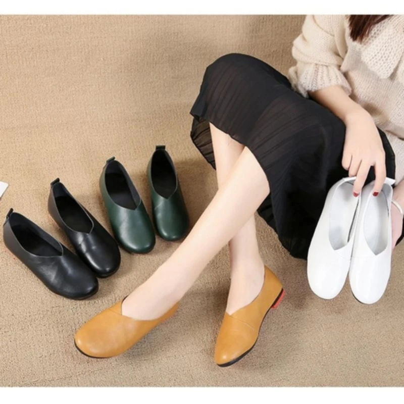 

Soft Microfiber Leather Shoes Women Flat Ladies Casual Shoes Leisuer Comfort Slip On Shoes Women's Loafers Schoenen Vrouw