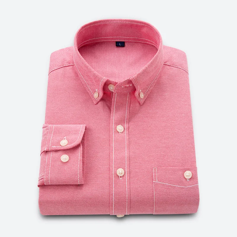 Men's 2021 spring and autumn trend new Korean men's cotton slim-fit solid color pointed collar non-iron fashion handsome shirt
Men's 2021 spring and autumn trend new Korean men's cotton slim-fit solid color pointed collar non-iron fashion handsome shirt