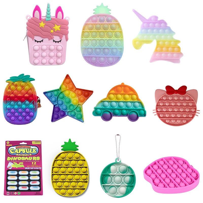 Push Bubble Fingertip Macaron SiliconeToys Anti-Stress Set Stress Reliever Squeeze Crafts Adults Children Sensory Decompression
Push Bubble Fingertip Macaron SiliconeToys Anti-Stress Set Stress Reliever Squeeze Crafts Adults Children Sensory Decompression