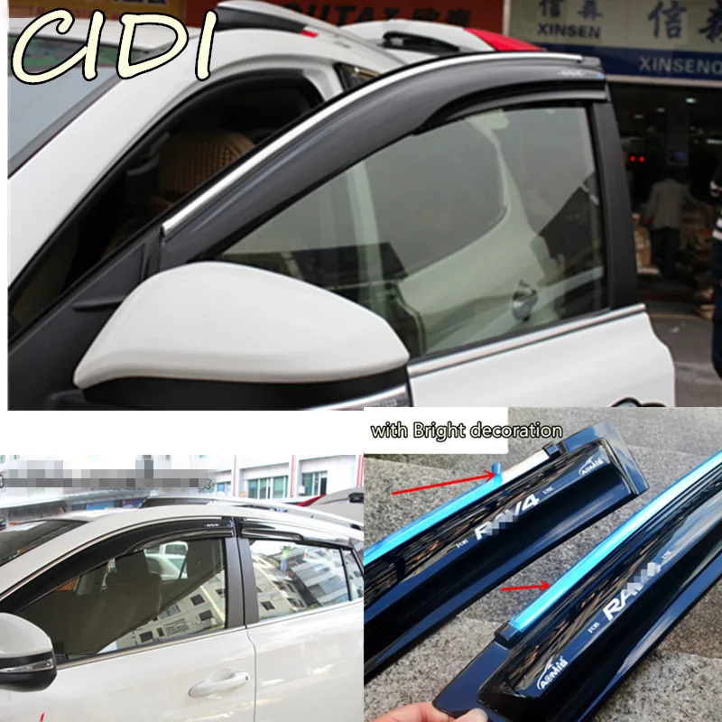 Side Wind Window Deflectors Visor For Toyota Rav4 Rav 4 2014 2015 2016 2017 For Highlander 2015-2019 Window Visor 
Side Wind Window Deflectors Visor For Toyota Rav4 Rav 4 2014 2015 2016 2017 For Highlander 2015-2019 Window Visor