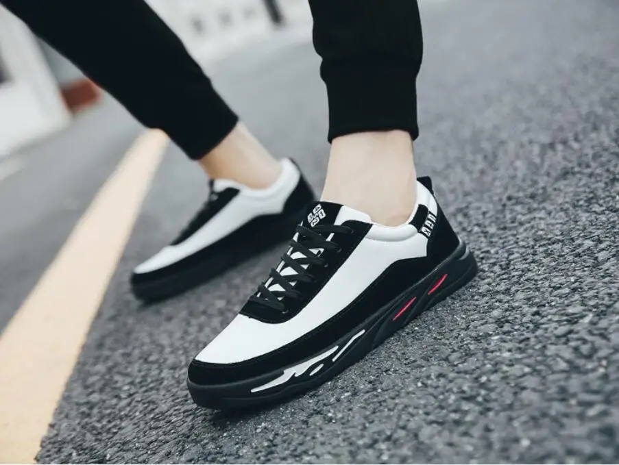 2021 new men's board shoes all-match men casual shoes outdoor running shoes fashion men sports shoes Spell color PU men sneakers
2021 new men's board shoes all-match men casual shoes outdoor running shoes fashion men sports shoes Spell color PU men sneakers