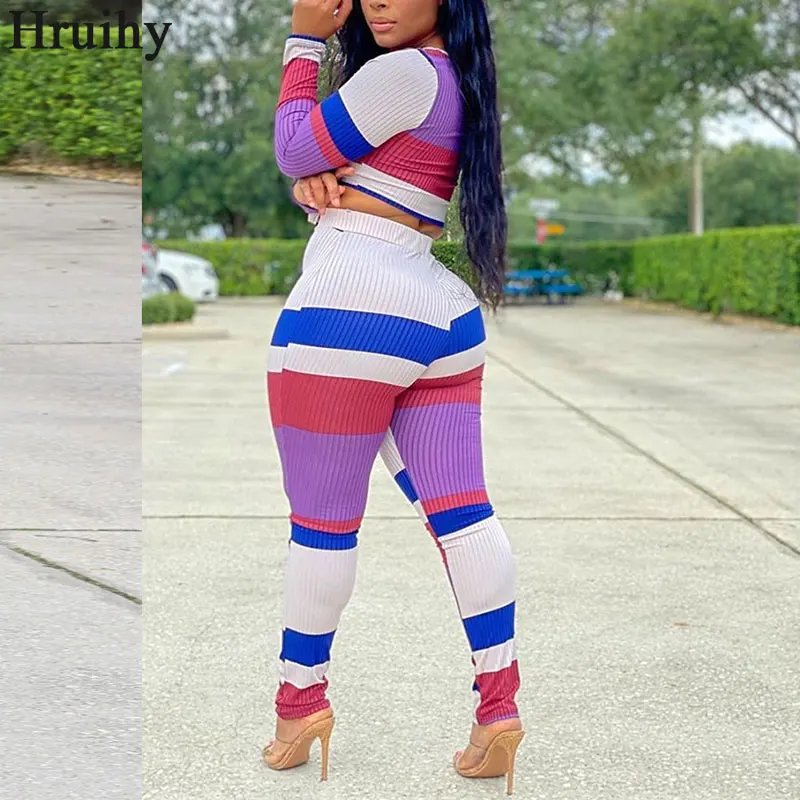 Fashion Outfits for Women Matching Sets Elastic Waist Pullover Women Two Piece Outfits Fitness Tracksuit Skinny Roupas Femininas
Fashion Outfits for Women Matching Sets Elastic Waist Pullover Women Two Piece Outfits Fitness Tracksuit Skinny Roupas Femininas