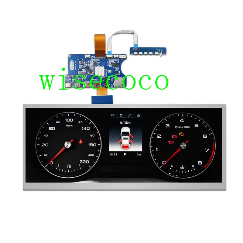 12 3 дюймовый IPS ЖК-дисплей 1920*720 HSD123KPW1-A30 Type-C Power LVDS панель контроллера экрана