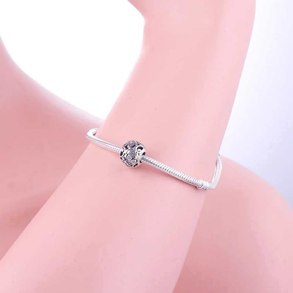 100% 925 Sterling Silver Flowers Beads Dragonfly Meadow With Clear CZ Fit Original pandora Charms Bracelet Necklace DIY Jewelry
100% 925 Sterling Silver Flowers Beads Dragonfly Meadow With Clear CZ Fit Original pandora Charms Bracelet Necklace DIY Jewelry