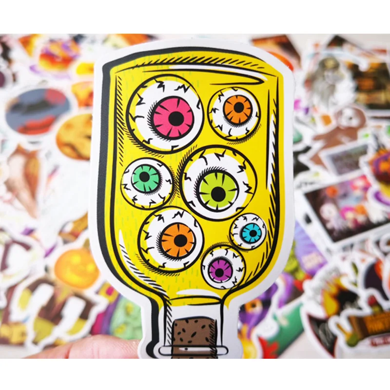 100pcs/set Waterproof PVC Halloween Stickers Cute cartoon Street Doodle Sticker Set for Festival decorate gift Decoration Label
100pcs/set Waterproof PVC Halloween Stickers Cute cartoon Street Doodle Sticker Set for Festival decorate gift Decoration Label