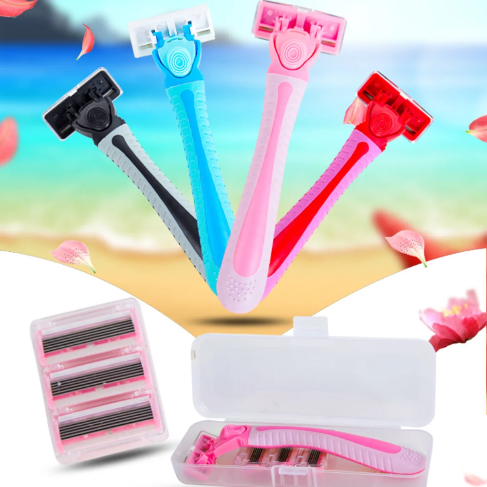 5pcs/set of safety razor Stainless steel ladies manual shaving razor, leg hairbikini underarm whole body epilator
5pcs/set of safety razor Stainless steel ladies manual shaving razor, leg hairbikini underarm whole body epilator