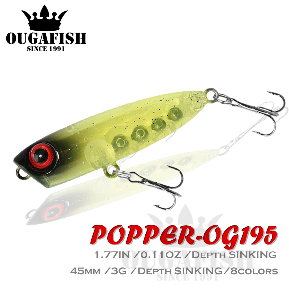 Winter Popper Fishing Lure Weight 3g Sinking Accessoires Tackle Goods Peche Sinking Wobblers For Pike Artificial Bionic Bait
Winter Popper Fishing Lure Weight 3g Sinking Accessoires Tackle Goods Peche Sinking Wobblers For Pike Artificial Bionic Bait