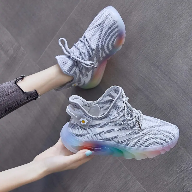 Autumn rainbow soft-soled coconut shoes women summer breathable sneakers light and versatile running shoes tide shoes
Autumn rainbow soft-soled coconut shoes women summer breathable sneakers light and versatile running shoes tide shoes