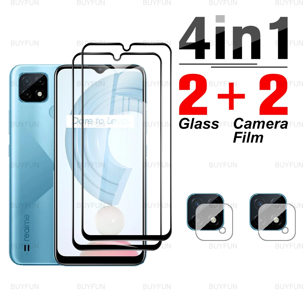 

Защитное стекло 4 в 1 с полным покрытием для Realme C21, oppo realme 8 7 pro realmi gt neo, Narzo 30A