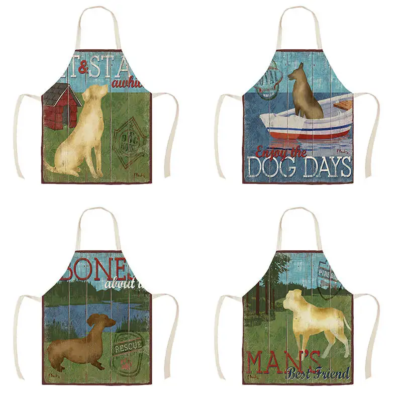 Animals Lovely Dog House Dog Day Kitchen Apron for Women Home Cooking Baking Coffee Shop Cotton Linen Cleaning Aprons WQT220
Animals Lovely Dog House Dog Day Kitchen Apron for Women Home Cooking Baking Coffee Shop Cotton Linen Cleaning Aprons WQT220