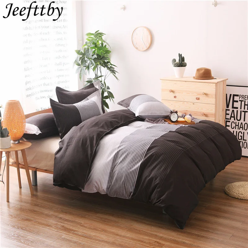 Japanese Simple Bedding Sets Stripes Style Duvet Cover Set Pillowcase 3pcs Bed Set Bedclothes Twin Double Queen King Size
Japanese Simple Bedding Sets Stripes Style Duvet Cover Set Pillowcase 3pcs Bed Set Bedclothes Twin Double Queen King Size