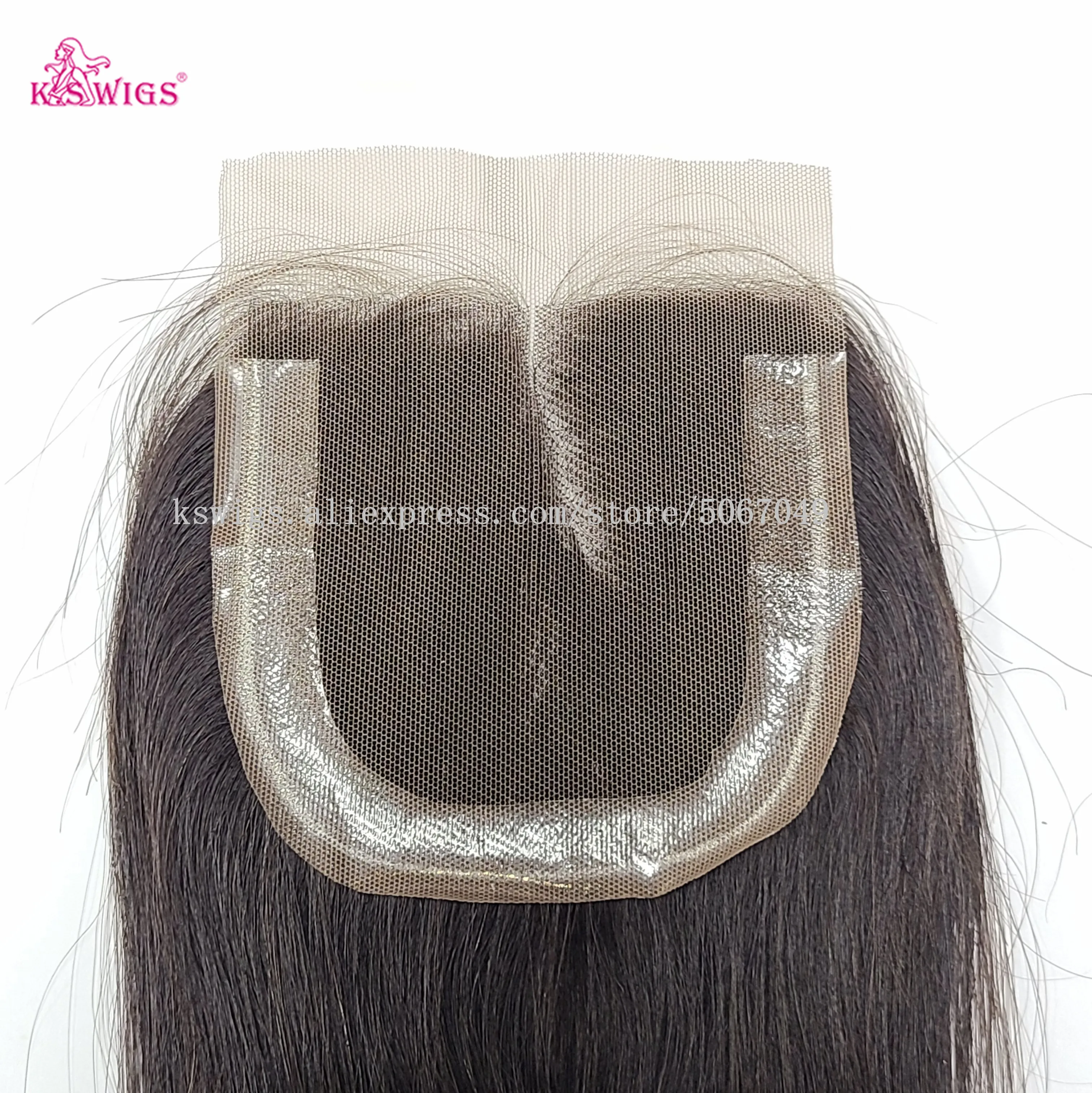 K.S WIGS 4x4 Lace Closure With Baby Hair 100% Human Hair Natural Color Remy Hair Closures Free Part Brazilian Hair Closure
K.S WIGS 4x4 Lace Closure With Baby Hair 100% Human Hair Natural Color Remy Hair Closures Free Part Brazilian Hair Closure