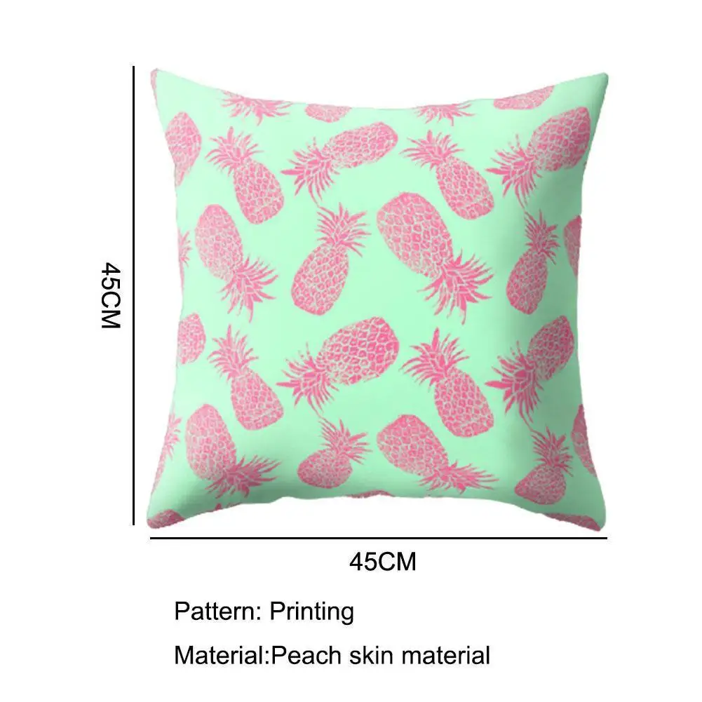 Cartoon Pineapple Pattern Throw Pillow Case Green Fruit Room Bedroom Cover Cushion Sofa Home Decoration Living 45*45CM H4P6
Cartoon Pineapple Pattern Throw Pillow Case Green Fruit Room Bedroom Cover Cushion Sofa Home Decoration Living 45*45CM H4P6