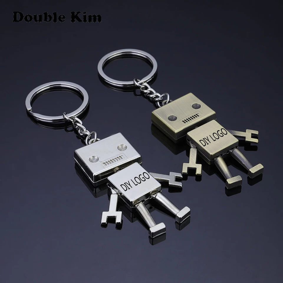 Robot KeyChain Customized Antilost Key Chain Small Chic Keyring for Men Women DIY Engrave Name Engraving Fashion Jewelry
Robot KeyChain Customized Antilost Key Chain Small Chic Keyring for Men Women DIY Engrave Name Engraving Fashion Jewelry