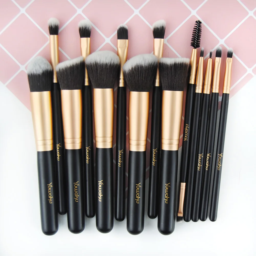 14 pcs Rose Golden Makeup Brushes Foundation Powder Lip Eyebrow Brush Cosmetic Tool Beauty Brush Wooden Handle Make up Brush
14 pcs Rose Golden Makeup Brushes Foundation Powder Lip Eyebrow Brush Cosmetic Tool Beauty Brush Wooden Handle Make up Brush