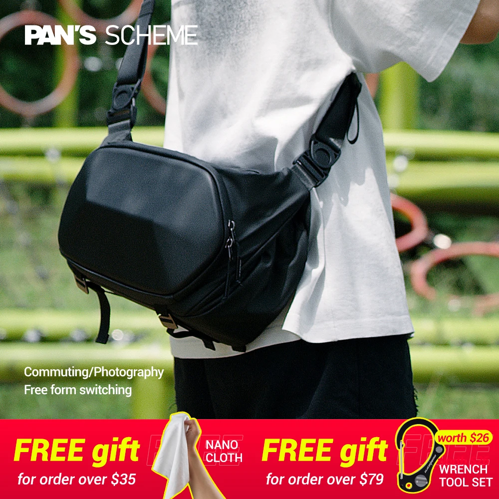 PAN'S SCHEME × TAJEZZO Shoulder Camera Bag Crossbody Backpack Sony Canon DSLR Travel Photography Waterproof Nylon Leather DIY
PAN'S SCHEME × TAJEZZO Shoulder Camera Bag Crossbody Backpack Sony Canon DSLR Travel Photography Waterproof Nylon Leather DIY