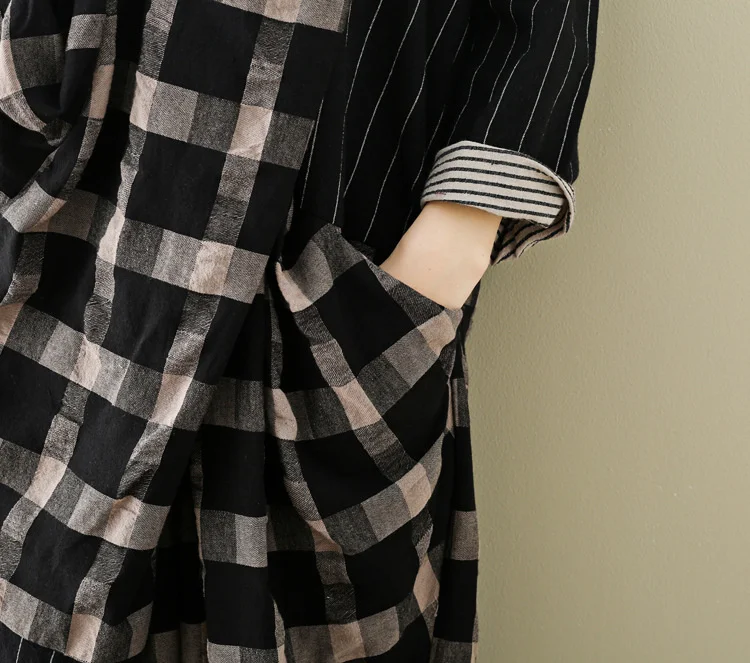IEQJ 2021 new spring and summer fashion women clothes full sleeves plaided pullover asymmetrical dresses female vestido WP72301
IEQJ 2021 new spring and summer fashion women clothes full sleeves plaided pullover asymmetrical dresses female vestido WP72301