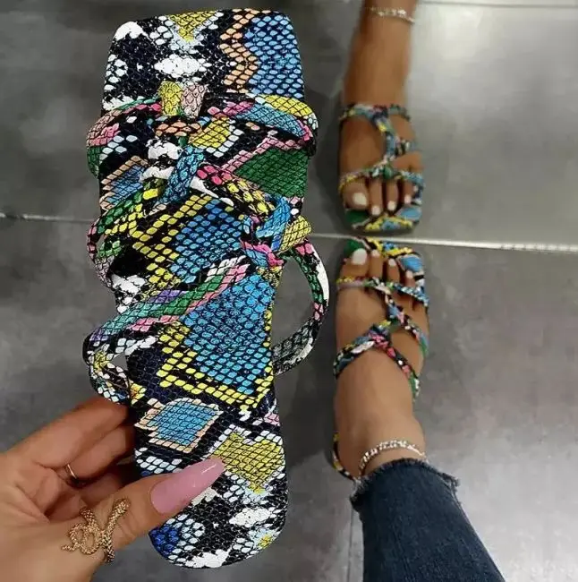 2021 Summer New Women Slippers Flat Heel Printing PU Leather Printing Slippers Fashion Sand Casual Women Shoes Hot Sale 6KF232
2021 Summer New Women Slippers Flat Heel Printing PU Leather Printing Slippers Fashion Sand Casual Women Shoes Hot Sale 6KF232